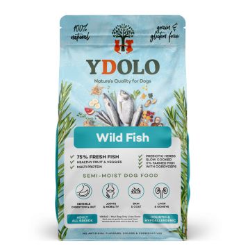 CROQUETTES CHIEN SOFT (SEMI-HUMIDE) YDOLO POISSONS SAUVAGES