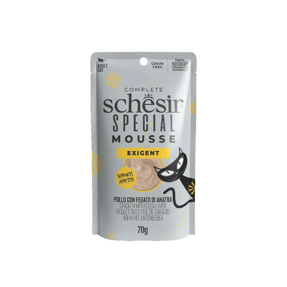 SACHET SCHESIR CHAT MOUSSE SPECIAL EXIGENT