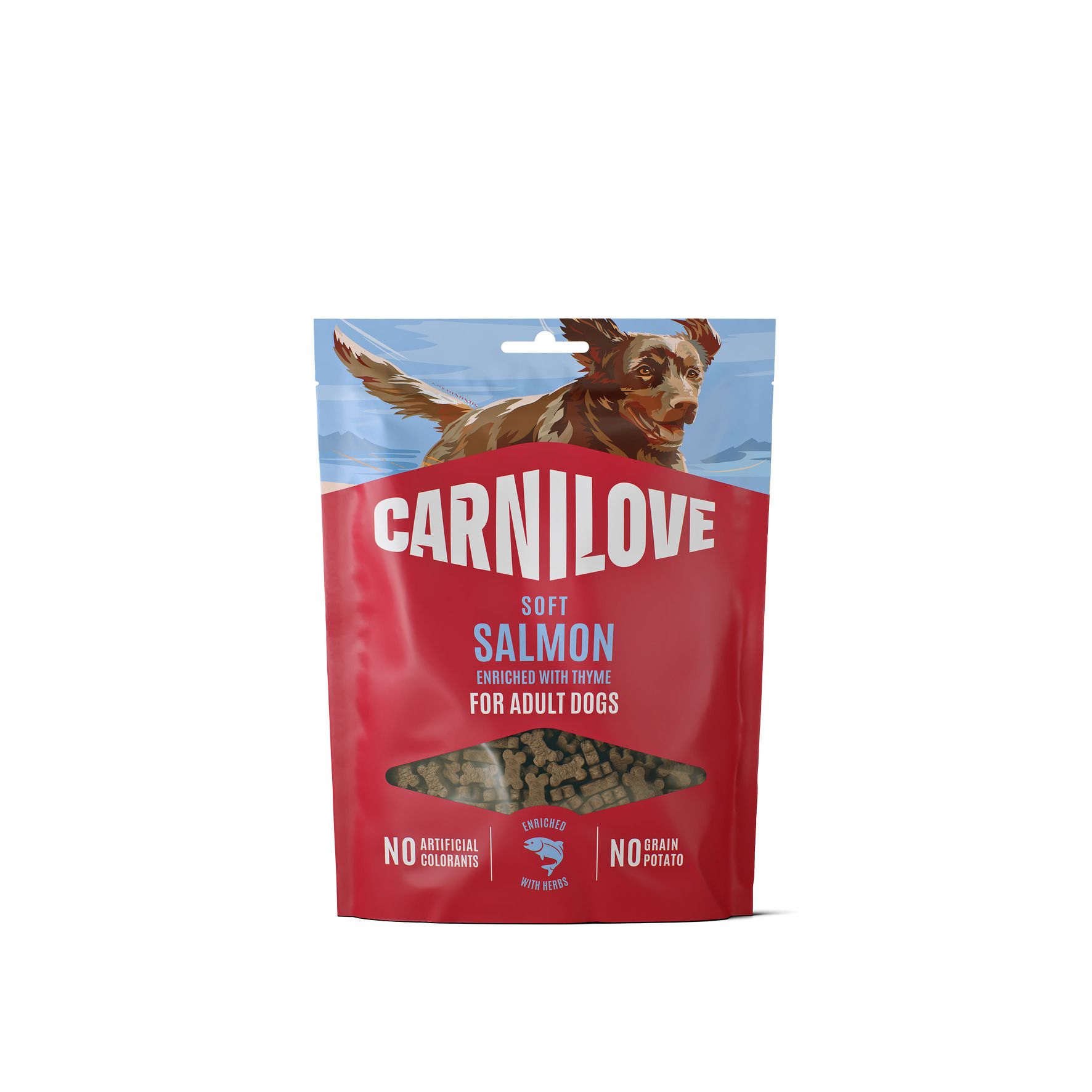 BISCUITS SOFT CHIENS CARNILOVE SAUMON