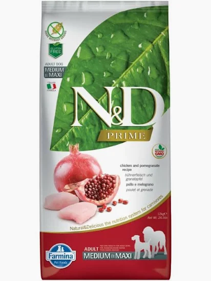 FARMINA N & D CHIEN SANS CEREALES ADULTE MEDIUM / MAXI POULET